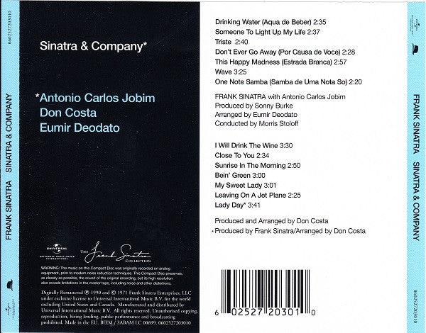 CD Frank Sinatra – Sinatra & Company