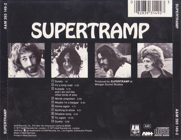 CD Supertramp – Supertramp