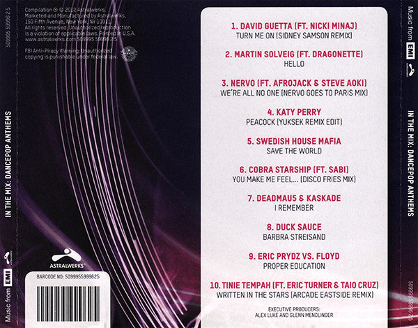 CD Various – In The Mix: Dancepop Anthems