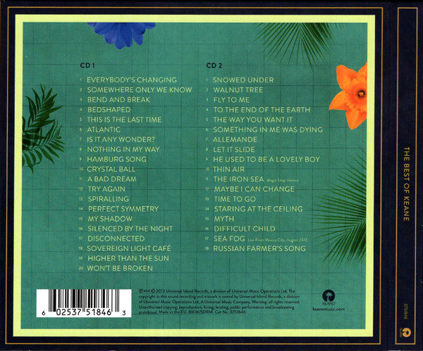 CD X2 Keane – The Best Of Keane
