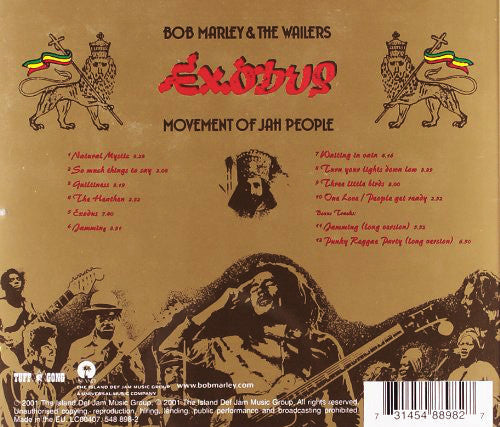 CD Bob Marley & The Wailers – Exodus