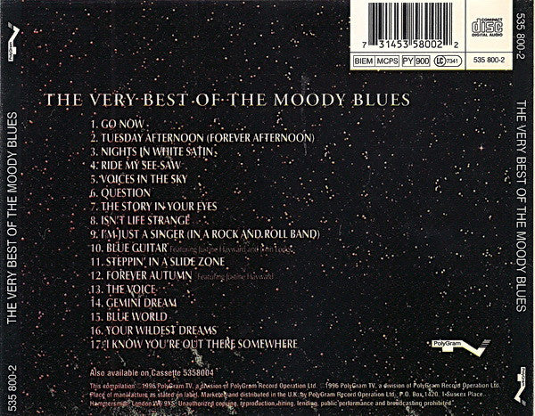 CD The Moody Blues – The Very Best Of The Moody Blues