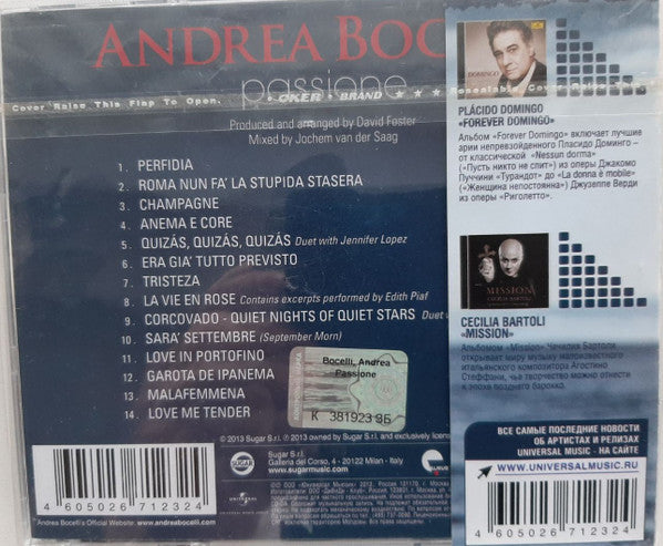 CD Andrea Bocelli – Passione