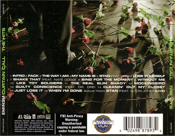 CD Eminem – Curtain Call: The Hits
