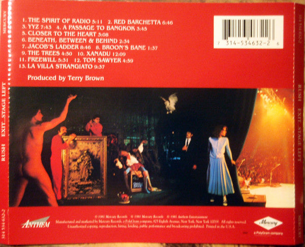 CD Rush - Exit... Stage Left