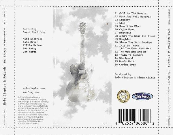 CD Eric Clapton & Friends – The Breeze An Appreciation Of JJ Cale