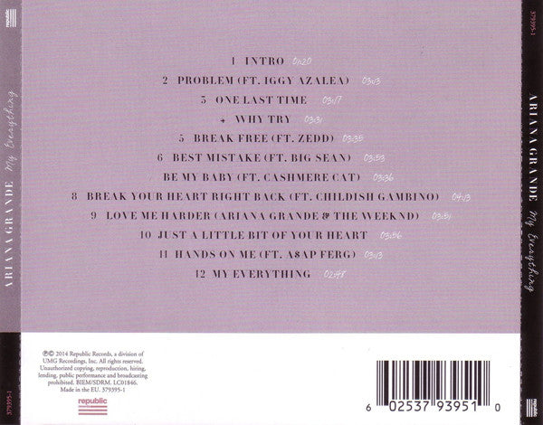 CD Ariana Grande - My Everything