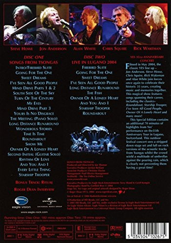 DVD Yes - Songs From Tsongas - Yes 35th Anniversary Concert
