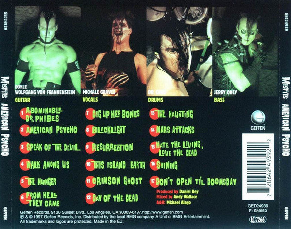 CD Misfits - American Psycho