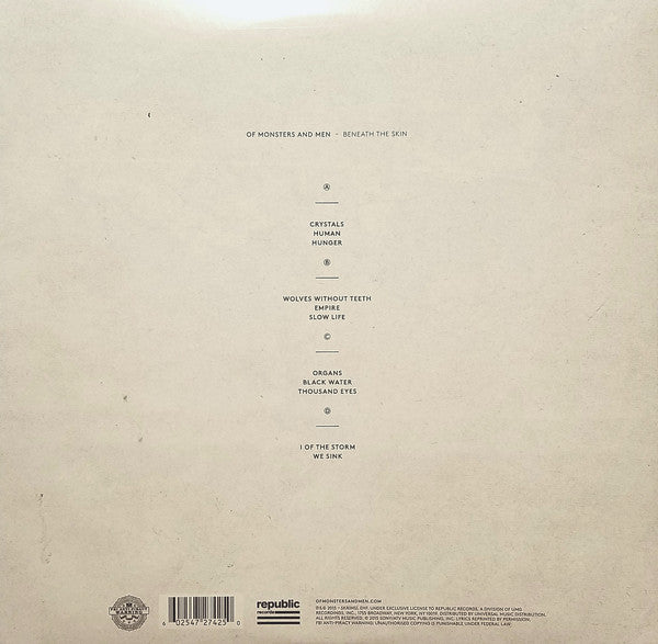 LPX2 OF MONSTERS AND MEN BENEATH THE SKIN