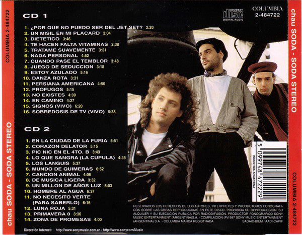 CD Soda stereo - Chau soda