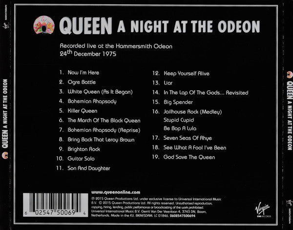 CD Queen – A Night At The Odeon