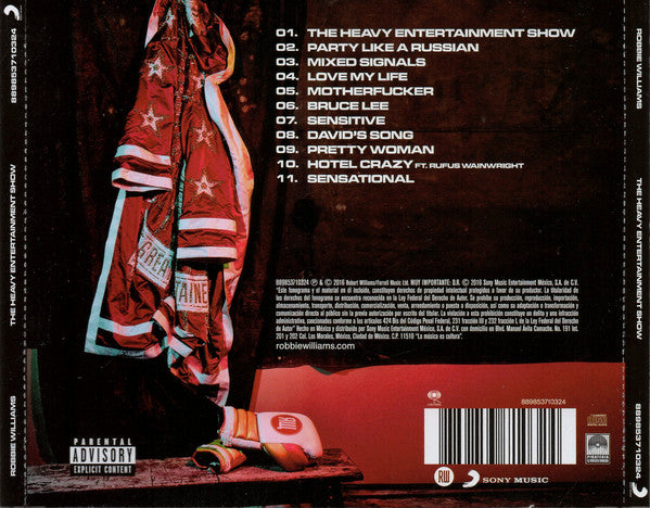CD Robbie Williams – The Heavy Entertainment Show