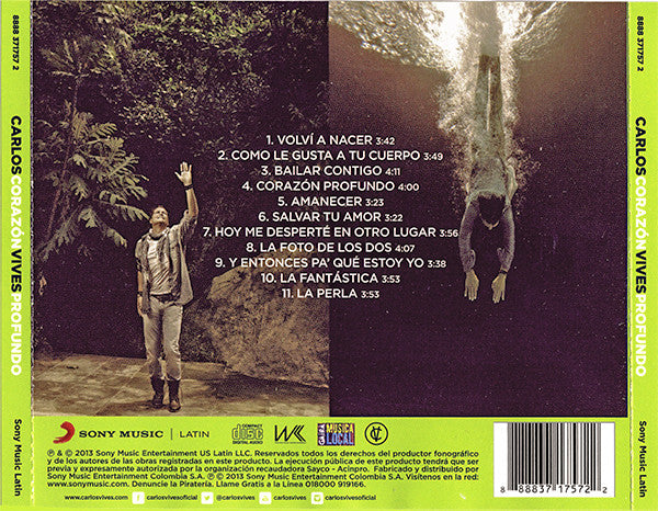 CD Carlos Vives - Corazón Profundo