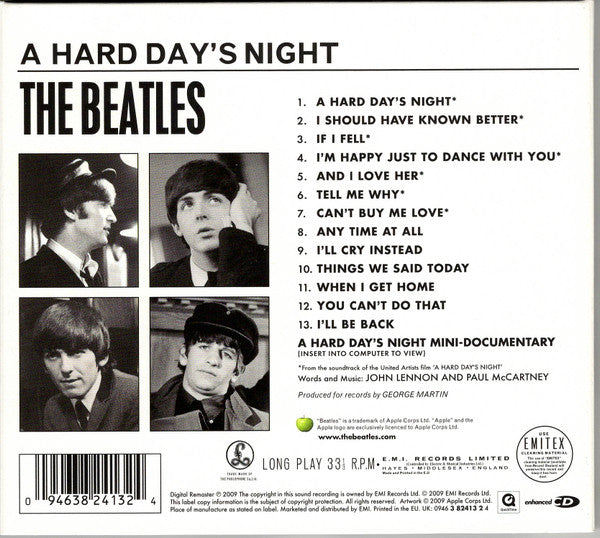 CD The Beatles – A Hard Day's Night