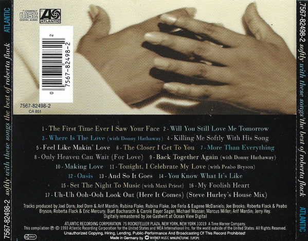 CD Roberta Flack - Softly With These The Best Of Roberta Flack