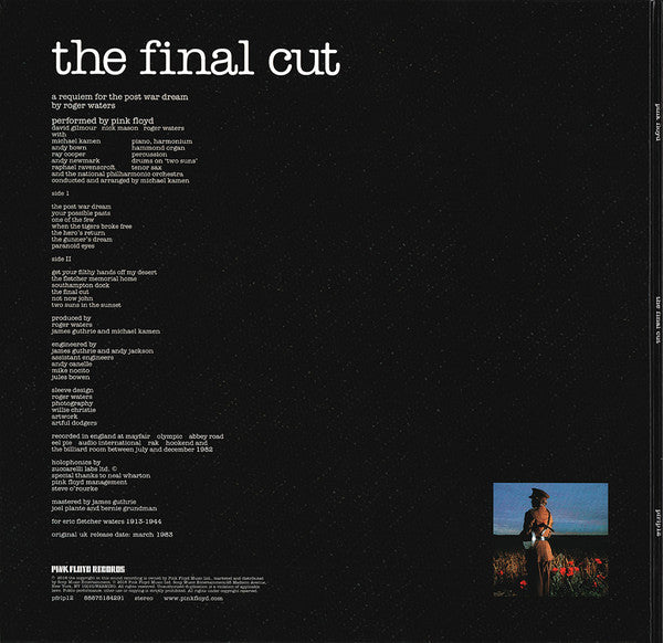 LP Pink Floyd – The Final Cut