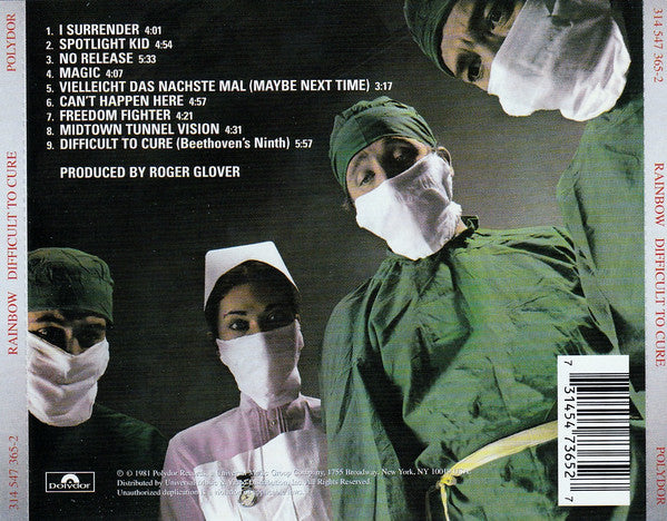 CD Rainbow – Difficult To Cure