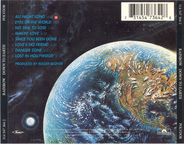 CD Rainbow – Down To Earth