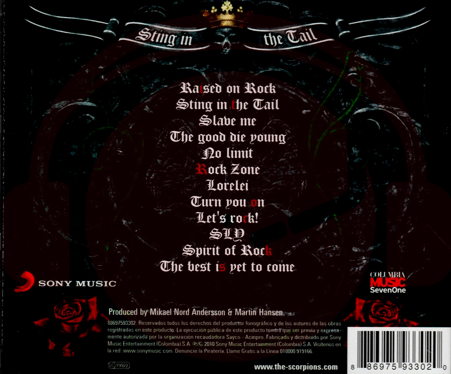 CD Scorpions - Sting In The Tail