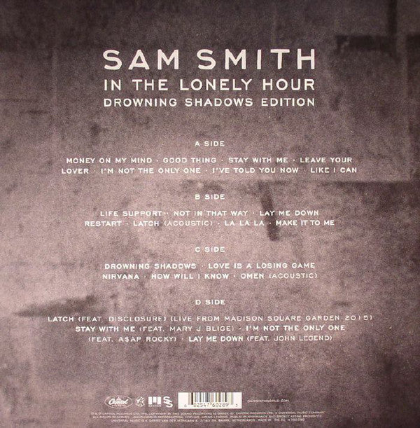 LP X2 Sam Smith – In The Lonely Hour: Drowning Shadows Edition