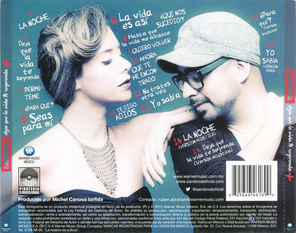 CD Sandoval – Deja Que La Vida Te Sorprenda +
