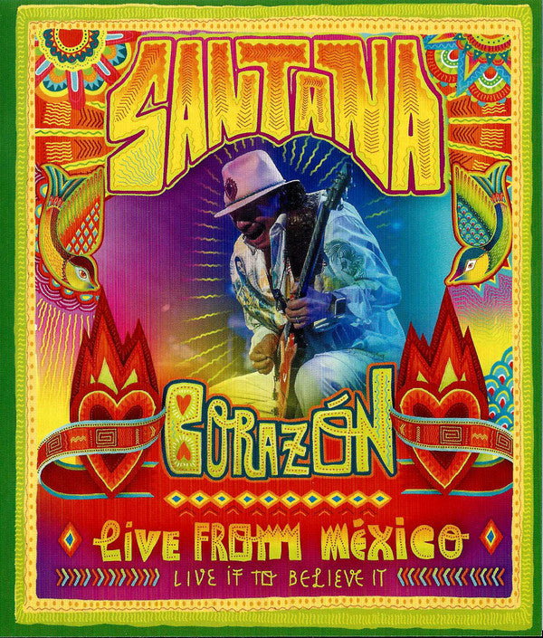 CD + DVD  Santana ‎– Corazón: Live From México - Live It To Believe It