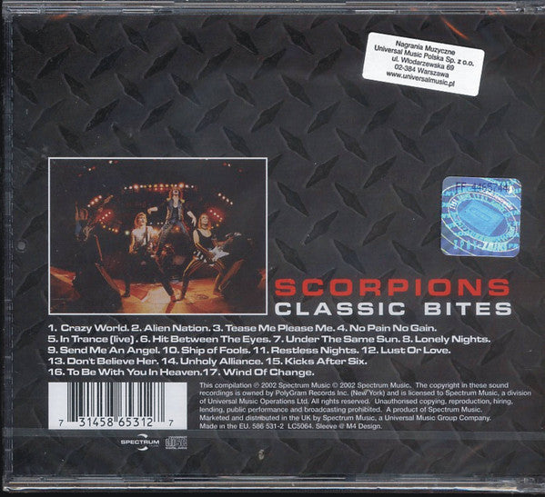 CD Scorpions – Classic Bites