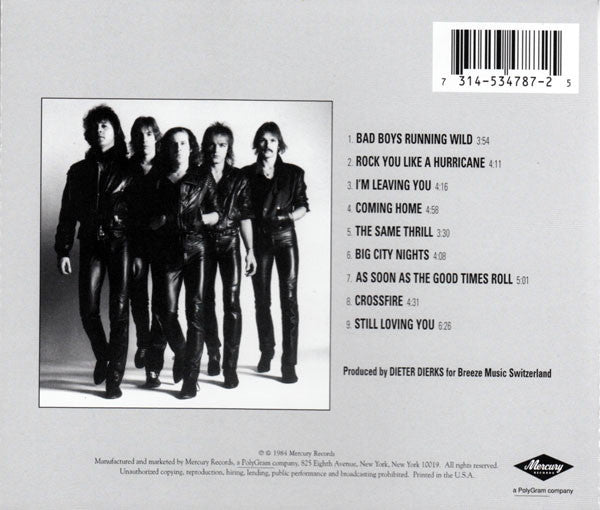 CD Scorpions – Love At First Sting