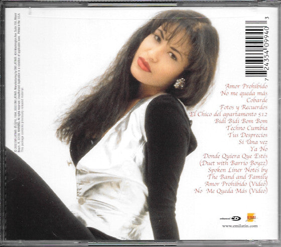CD Selena – Amor Prohibido