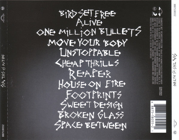 CD Sia – This Is Acting