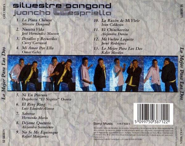 CD Silvestre Dangond & Juancho De La Espriella – Lo Mejor Para Los Dos