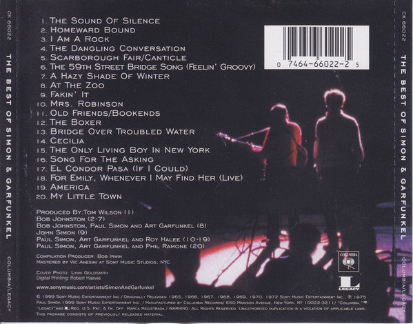 CD Simon & Garfunkel – The Best Of Simon & Garfunkel