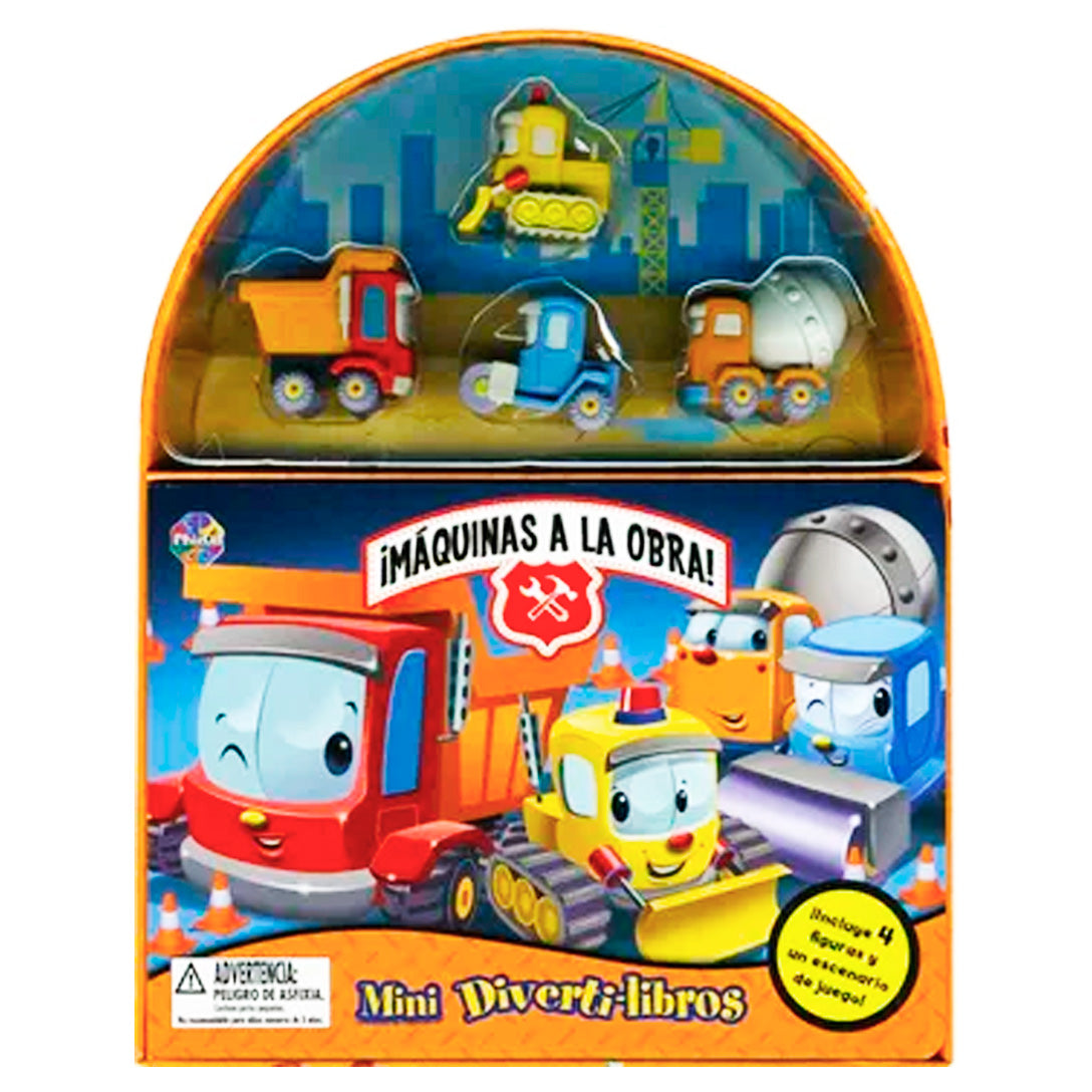 Libro Mini Divertí Libros - ¡Máquinas A La Obra!