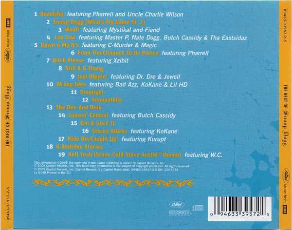CD Snoop Dogg – The Best Of Snoop Dogg