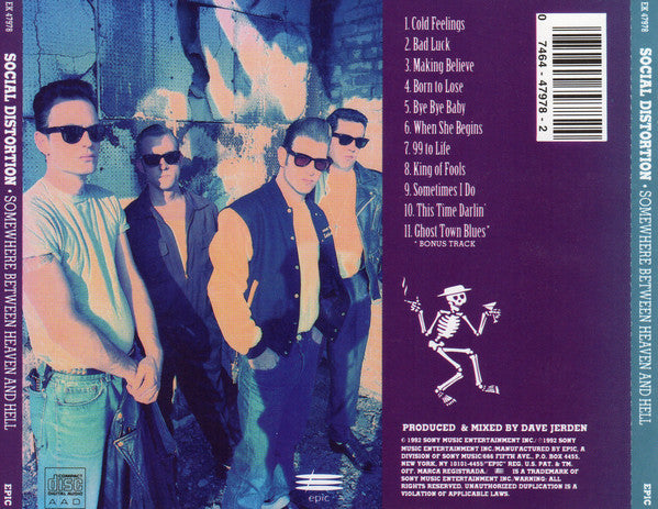 CD Social Distortion – Somewhere Between Heaven And Hell