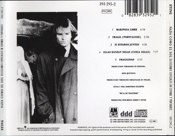 CD Sting – ...Nada Como El Sol