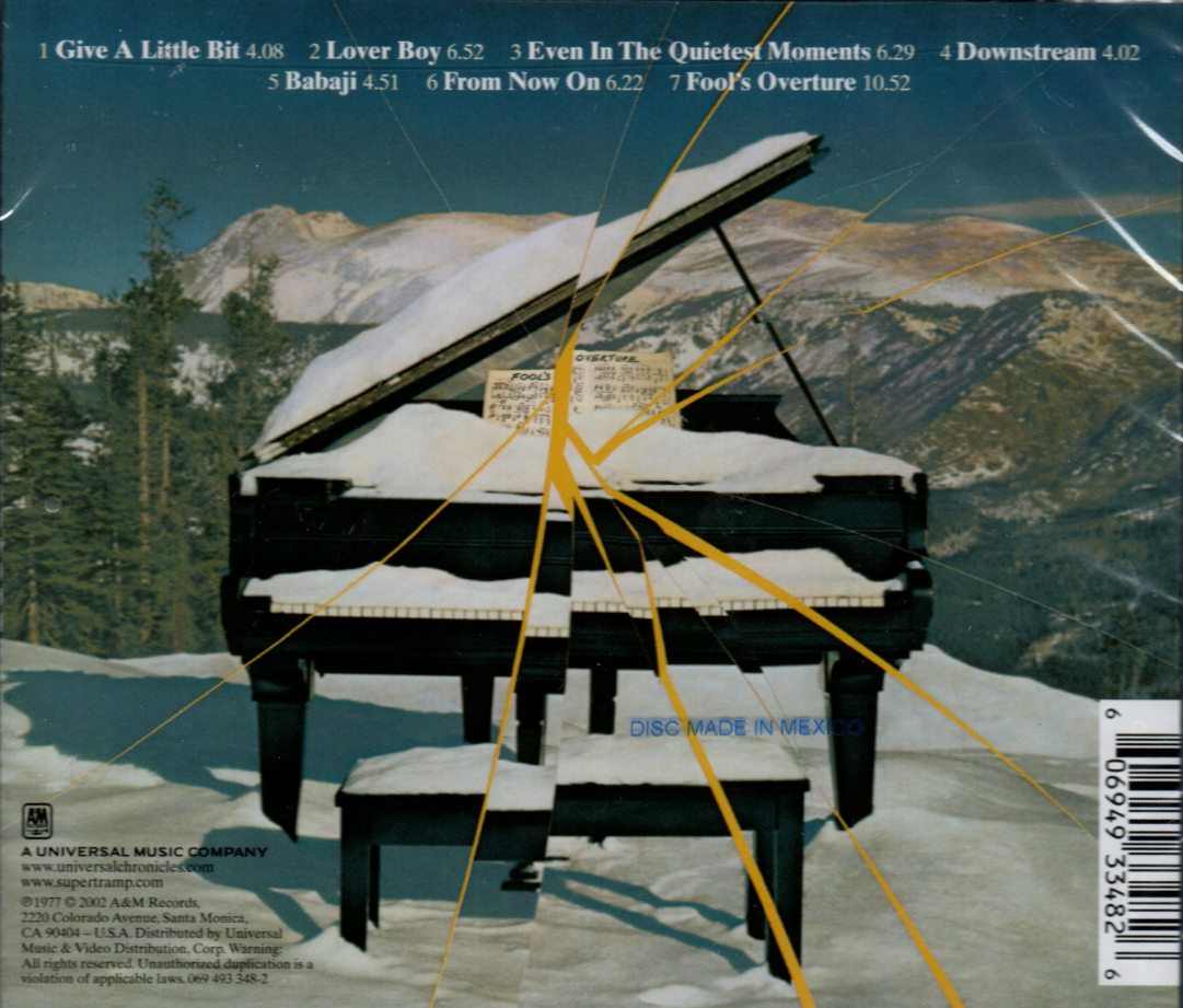 CD Supertramp – Even In The Quietest Moments...