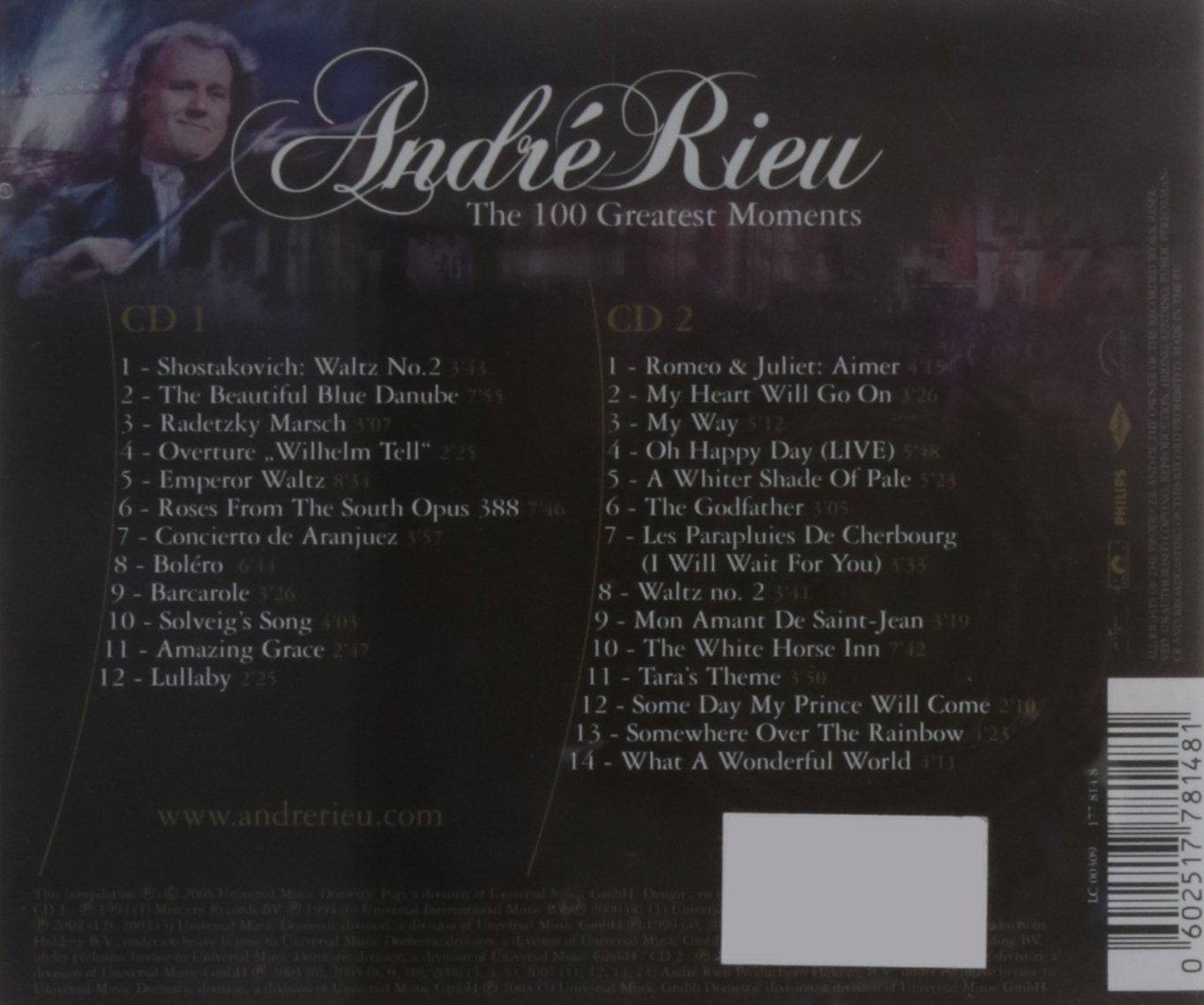 CDX2 André Rieu - The 100 Greatest Moments