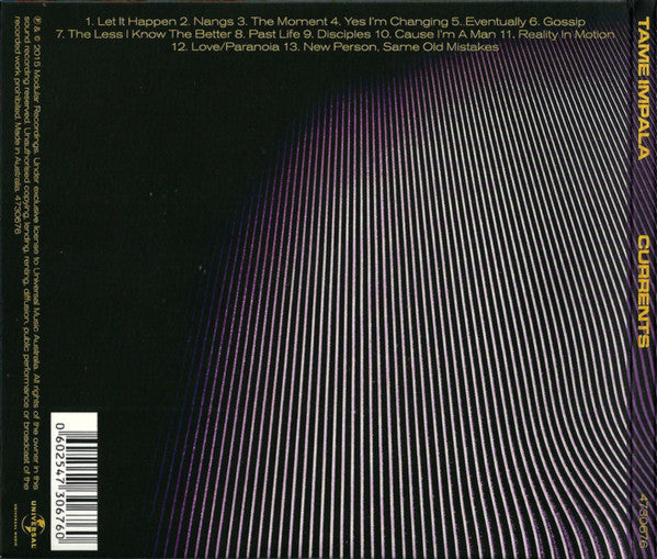 CD Tame Impala – Currents