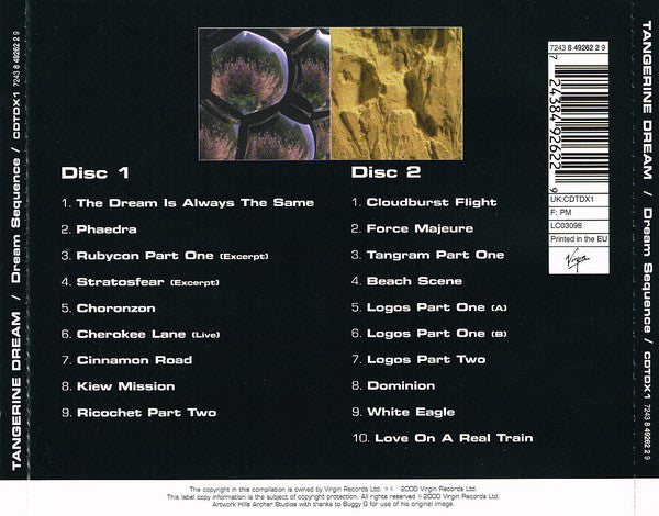CD x2 Tangerine Dream – Dream Sequence