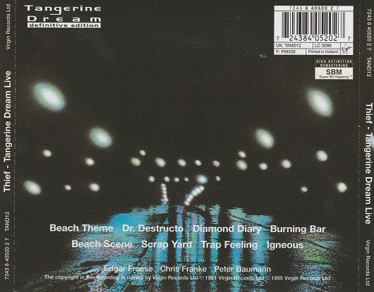 CD Tangerine Dream – Thief