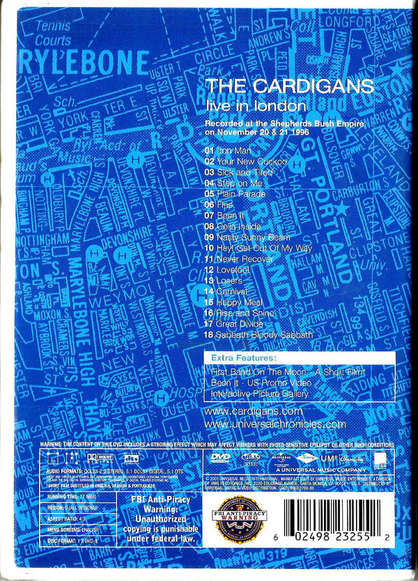DVD The Cardigans – Live In London