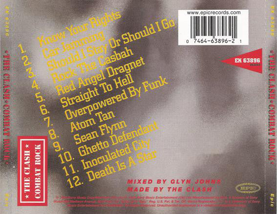 CD The Clash – Combat Rock