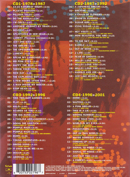 CD X4 The Cure – Join The Dots (B-Sides & Rarities 1978>2001 The Fiction Years)