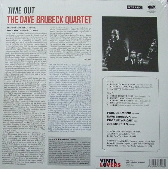 LP The Dave Brubeck Quartet – Time Out