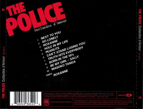 CD The Police – Outlandos D'Amour