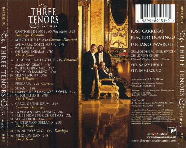 CD The Three Tenors – Christmas