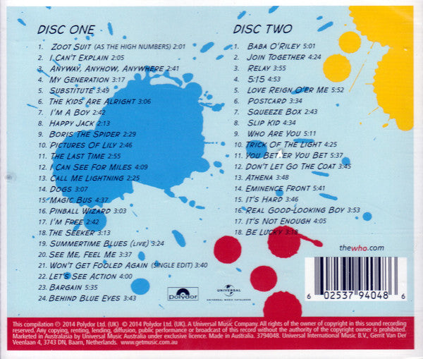 CDX2 The Who – Hits 50!