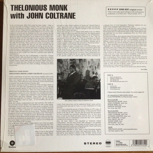 LP Thelonious Monk With John Coltrane – Thelonious Monk With John Coltrane
